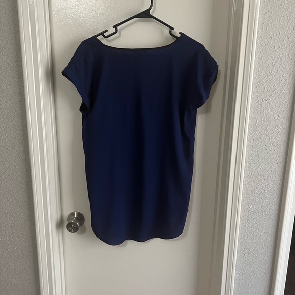 Express Shortsleeved Blouse- Navy - Picture 2 of 2